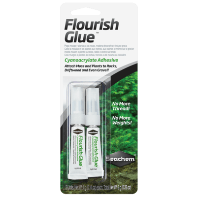 Seachem Flourish Glue 8G 2X4G Seachem Flourish Glue 8gms (2 X 4gms) Pack