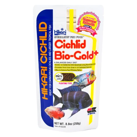 Hikari Cichlid Biogold Plus Mini 250gm Hikari Cichlid Biogold Plus Mini 250gm