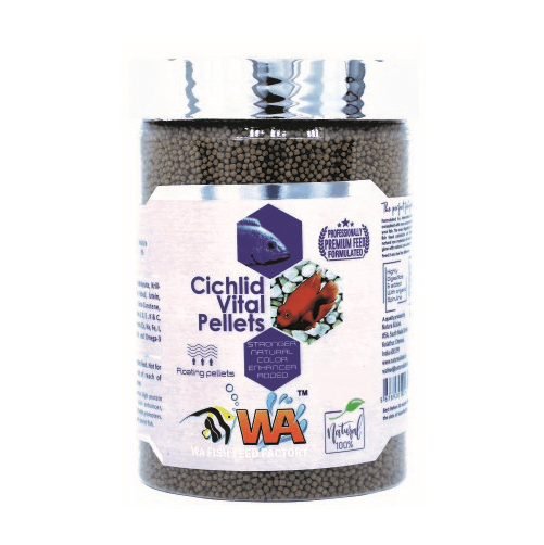 WA Cichlid Vital Pellets | 100ml – 45g_613b4d8f2e825.png WA Cichlid Vital Pellets | 100ml – 45g - Image 1