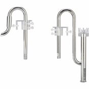 Stainless Steel Lily Pipe with Surface Skimmer 17mm In | 13mm Out