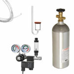 CO2 Aluminium Cylinder 5Ltr with Fzone CO2 Regulator
