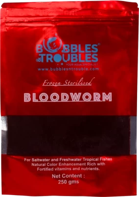 frozen_sterlized_bloodworms-780 Bubbles N Troubles Frozen Sterlized Bloodworms 250gms