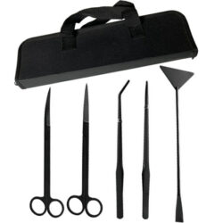 5 Pcs Black Stainless Steel Maintenance Tools Kit