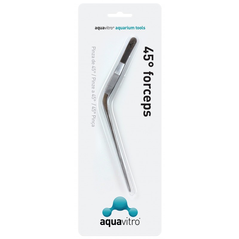 Aquavitro 45 Degree Forceps 19cm Aquavitro 45 Degree Forceps 19cm