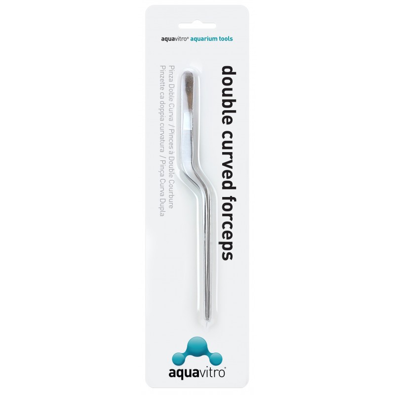 Aquavitro Double Curved Forceps 20cm Aquavitro Double Curved Forceps 20cm