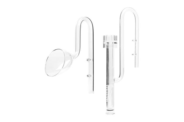 Glass Lily Pipe with Surface Skimmer 19mm output Glass Lily Pipe with Surface Skimmer 19mm output