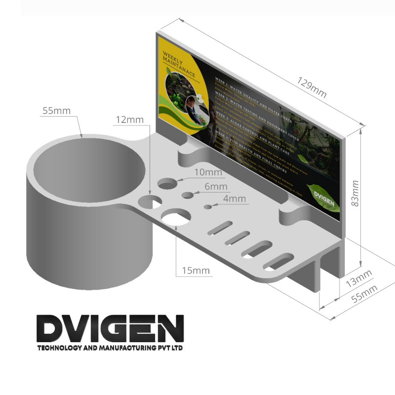 DviGen Tool Organizer with built in fish food holder