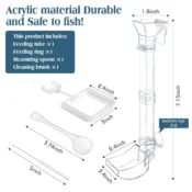 Fish Feeding Ring with Dish Set