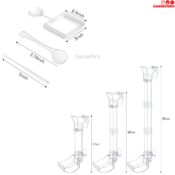 Fish Feeding Ring with Dish Set Specifications