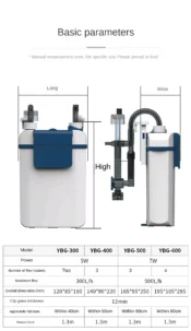 SunSun YBG-500 Hang On Canister Filter - Image 2