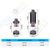 Fish Poop Suction Sponge Filter YA-8461 YA-8462